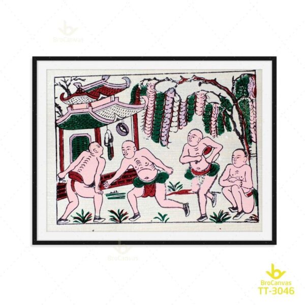 Tranh Thi Đấu Vật TT-3046