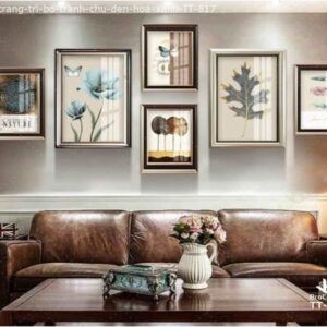 Tranh Trang Trí Decor: “Bộ Tranh Chủ Đề Hoa Xanh” TT-817.