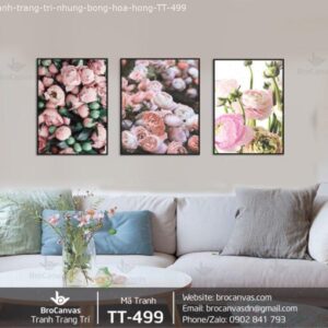 Tranh Trang Trí: “Những Bông Hoa Hồng Decor” TT-499