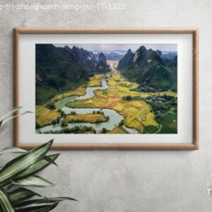 Tranh Trang Trí Phong Cảnh: “Sông Núi” TT-1322.