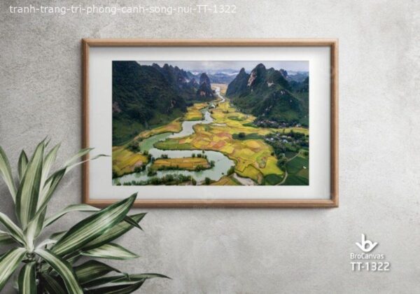Tranh Trang Trí Phong Cảnh: “Sông Núi” TT-1322.