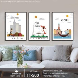 Tranh Trang Trí: “Chuyện Tình New York” TT-500